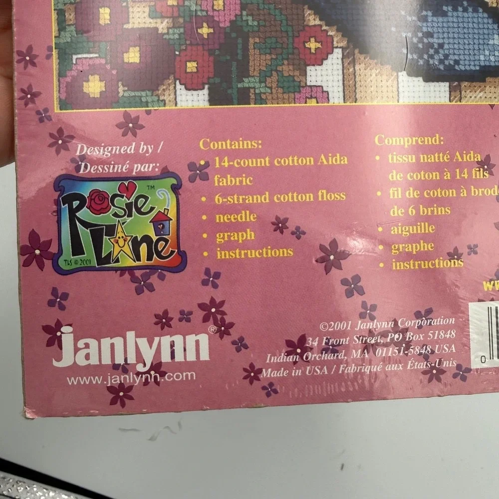 Janlynn Simply Sweet You've Got Mail Cross Stitch Kit 54-97 Rosie Lane Birds NEW